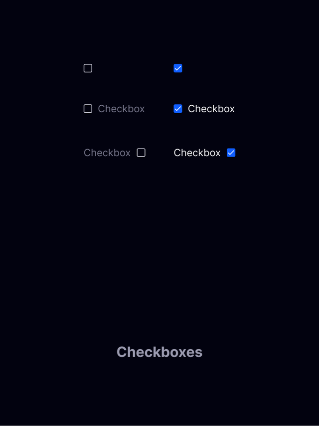 Checkboxes